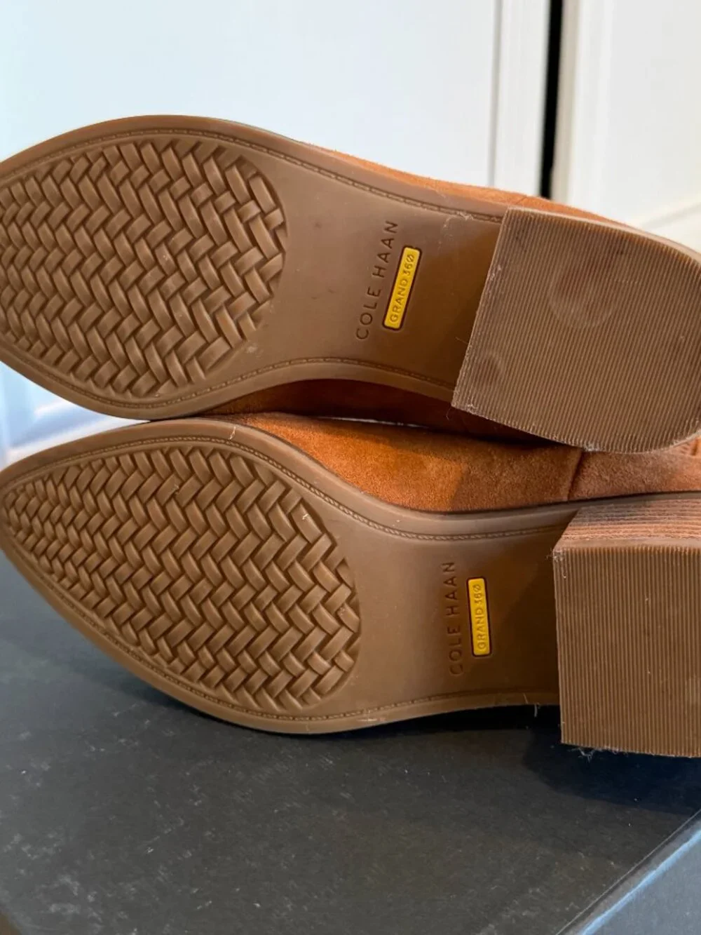 Cole Haan Suede Boots (Camel/Tan) - like new